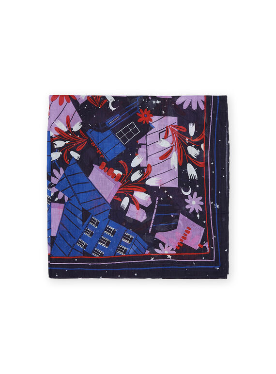 Camille Witt Limited Edition - Printed scarf with Paris roofs DOFOULETTE / 22H4PFT1ECH705