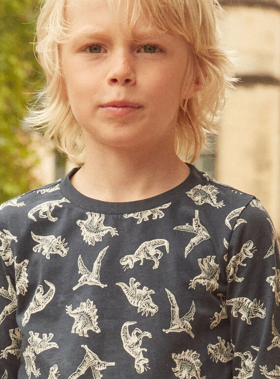 Navy TEE SHIRT LS LOTIAGE / 24H3PGL2TMLC205