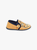 Yellow moccasin-style slippers GRYFLAGE / 23F10PG31CHP102