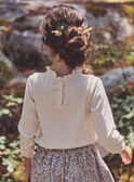 Beige TEE SHIRT LS NLEJERETTE / 25H2PFT3TMLI814