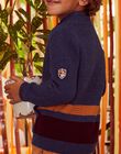 Navy KIDS CARDIGAN DENOUAGE / 22H3PGF2GIL070