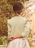 Light green CARDIGAN MRECARETTE / 25E2PFL2CAR602