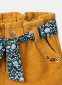 Yellow SHORTS LALULU / 24H1BFO1SHO107