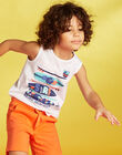 Child boy's surf tank top and shorts set CYOPLAGE1 / 22E3PGS1ENS001