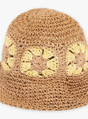 Natural straw hat FLICAPETTE / 23E4PFP1CHA009