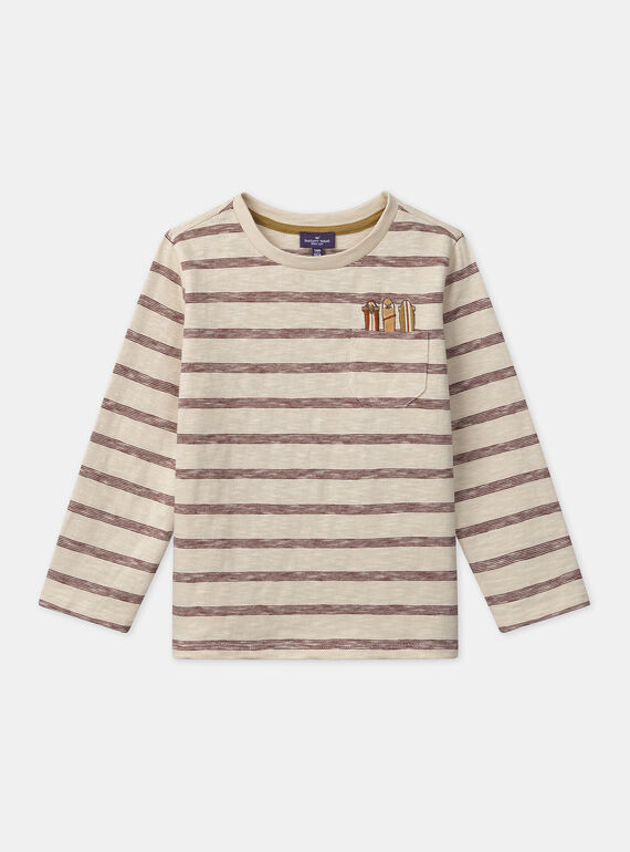 Vanilla TEE SHIRT LS MACRAGE / 25E3PG72TML114