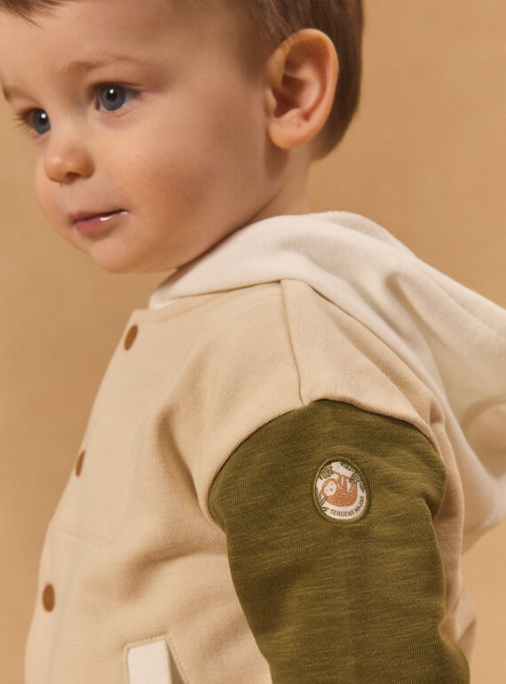 Beige KIDS CARDIGAN MAOCTAVE / 25E1BGO1GIL080