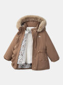 Light brown PARKA LIKITETTE / 24H2PF71PAR804