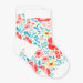 Flower print socks