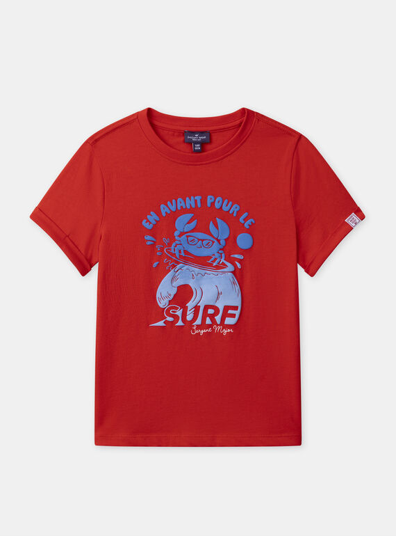 Red TEE SHIRT SS MLUROSSAGE / 25E3PGQ2TMC050