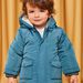 Blue duck parka with hood