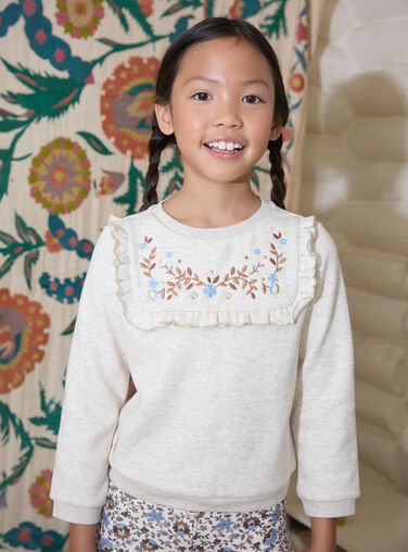 Heather beige SWEAT SHIRT LAREVETTE / 24H2PFS1SWEA011