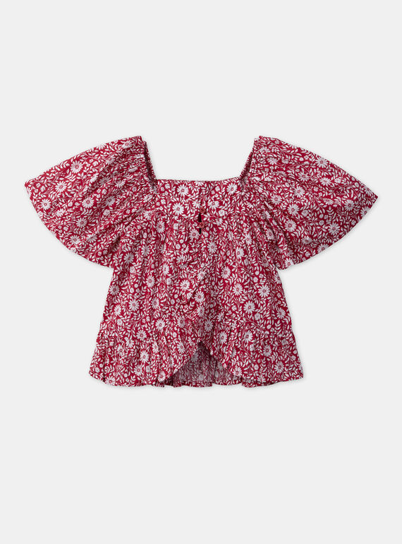 Red BLOUSE MODOLETTE / 25E2PFJ1CHEF506