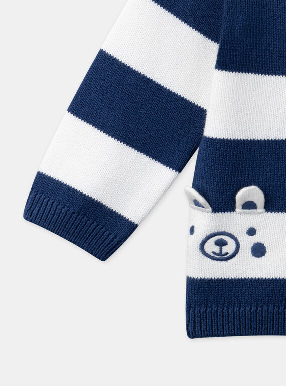 Blue and white striped sweater LADAEL / 24H1BGJ1PUL001