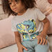 Child boy Ash Grey Fantasy Dinosaur T-Shirt