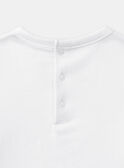 Short-sleeved printed bodysuit T-shirt KAOSCAR / 24E1BGN1BOD001