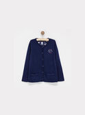 Navy Cardigan NADOETTE / 18E2PF72CAR070