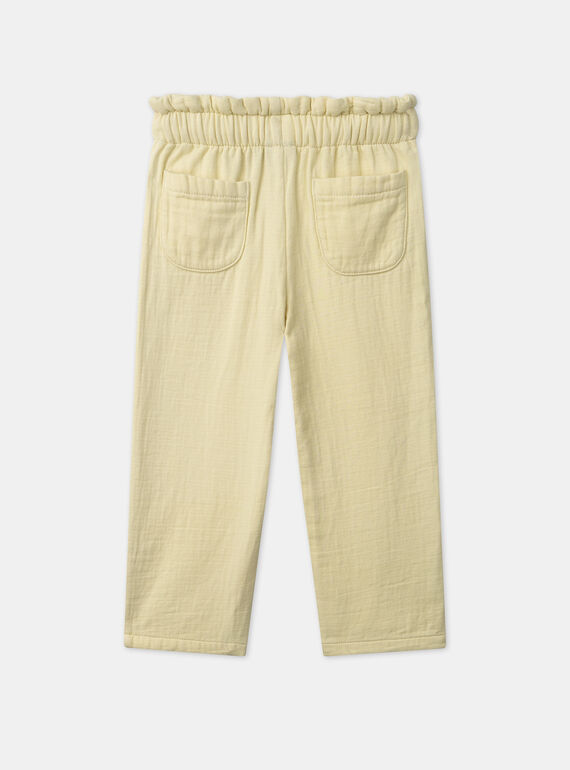 Yellow PANTS MLAPANETTE / 25E2PFK1PANB104