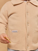 White KIDS CARDIGAN MAEMILE / 25E1BGL1GILA016