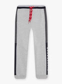 Heather grey jogging suit with dark grey and black details DICLAGE3 / 22H3PGL4JGB943