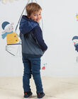 Two-tone zipped hoodie for child boys BIMOTAGE / 21H3PGL1GILC230