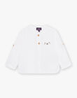 Off white plain cotton gauze shirt FAGEORGE / 23E1BGD1CHM001