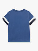 Child boy indigo blue T-shirt CINOAGE / 22E3PGK2TMC703