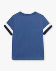 Child boy indigo blue T-shirt CINOAGE / 22E3PGK2TMC703