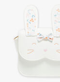 White shoulder bag with rabbit motif child girl CYBFETTE / 22E4PF22BES000