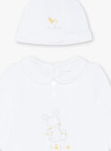 White mixed baby sleep suit ZOCHARLIE_B / 21E0NMY1GRE000