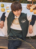 Green KIDS CARDIGAN NICOLAGE / 25H3PGL1GILG633