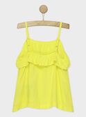 Lemon yellow tank top ROYBIETTE / 19E2PFQ1DEB108