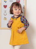 Baby girl saffron yellow dress BAESTELLE / 21H1BF51CHS109