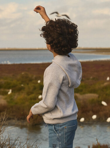 Heather grey PULLOVER MEBOSSAGE / 25E3PG81PUL943