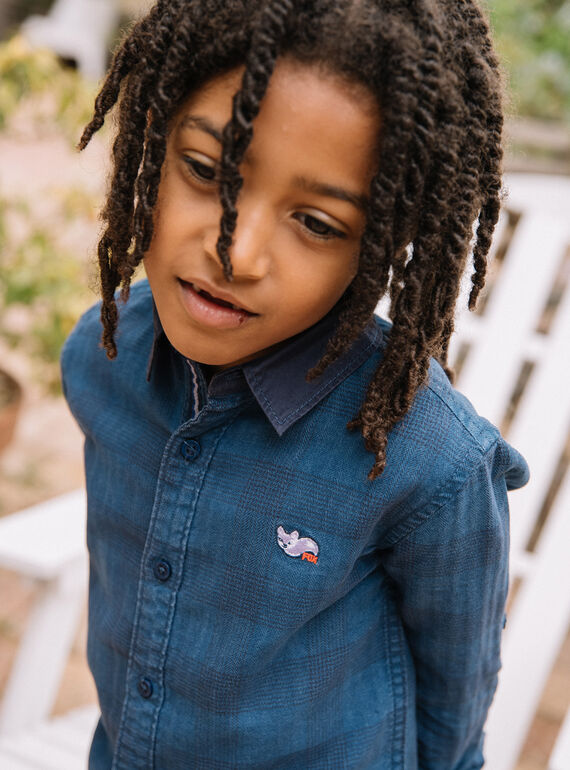 Blue checkered shirt DACHEMAGE / 22H3PG51CHMC207