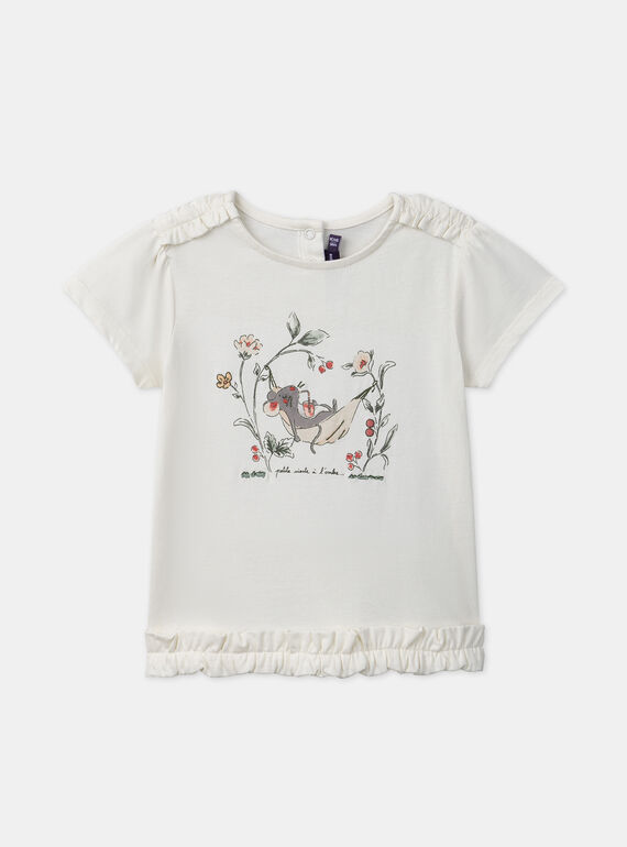 Light beige TEE SHIRT SS MISORETTE / 25E2PF91TMC808