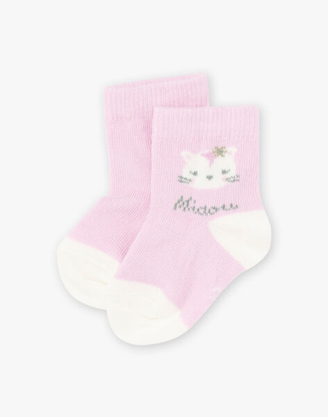Baby girl parma cat socks BACOLINE / 21H4BF21SOQ320