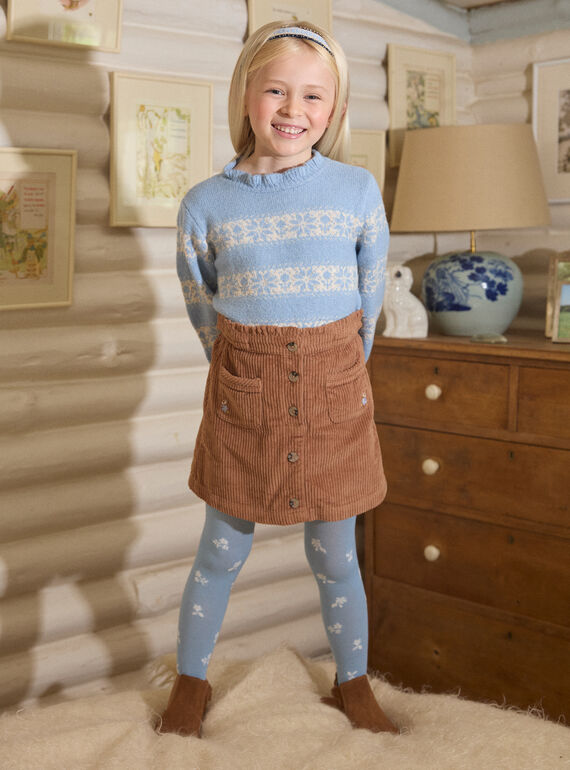 Light brown SKIRT LARUJETTE / 24H2PFS1JUPI810