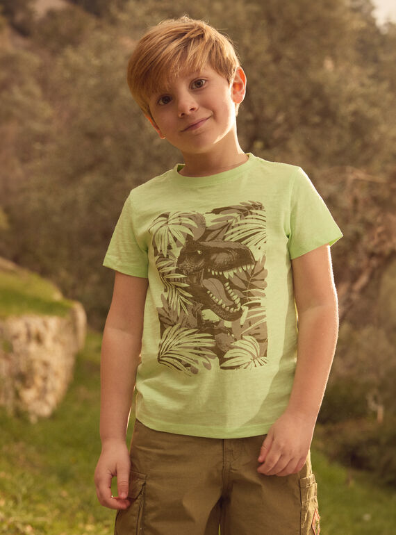 Green TEE SHIRT SS MLEDINAGE / 25E3PGO2TMC603