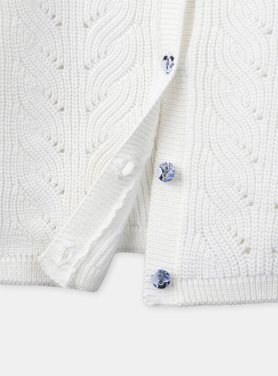 Off white CARDIGAN LACLARISSE / 24H1BFJ1CAR001