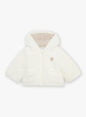 Cream hooded jacket GICORENTIN / 23H1BG51VESA002
