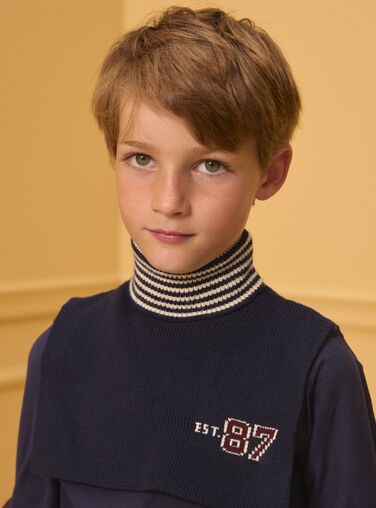 Navy SNOOD 2 LIOCOLAGE / 24H4PG81SN2070