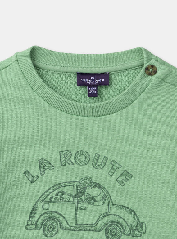 Light green SWEAT SHIRT NABARTH / 25H1BGJ1SWE605