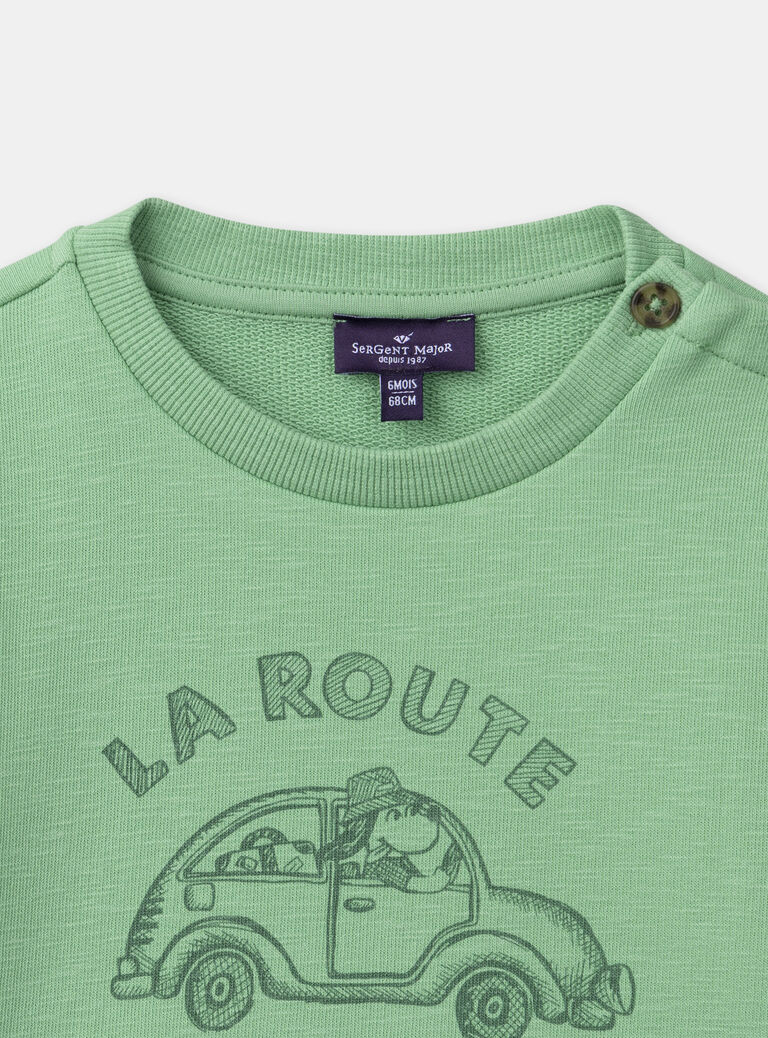 Light green SWEAT SHIRT Light green SWEAT SHIRT NABARTH / 25H1BGJ1SWE605