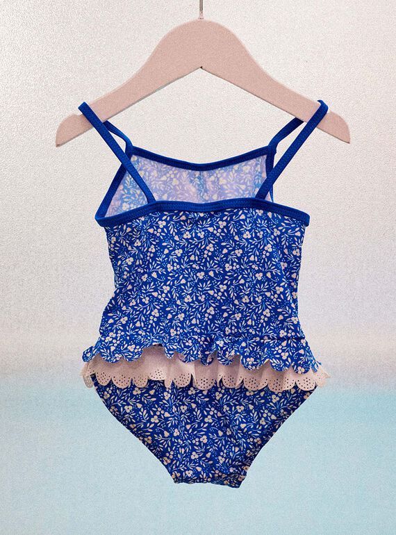 Baby girl's floral print one-piece swimsuit CIVAINA / 22E4BFO2MAI208