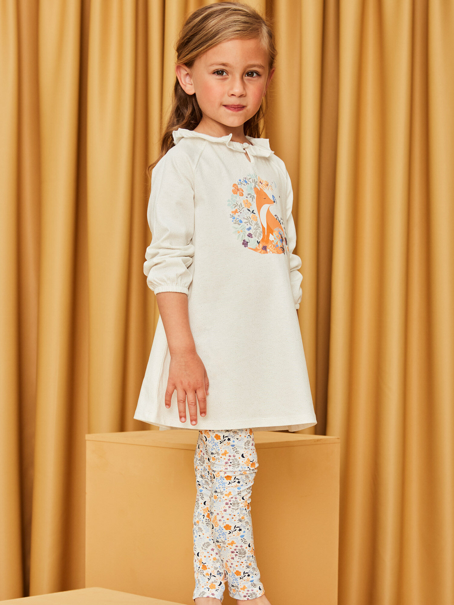 Enfant Bébé Fille Motif Floral T-shirt Top Robe d'été Robes Pantalon court Tenues 