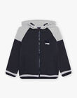 Midnight blue and grey jogging top sneaker DIBAGE2 A SUPP / 22H3PGL2JGH705