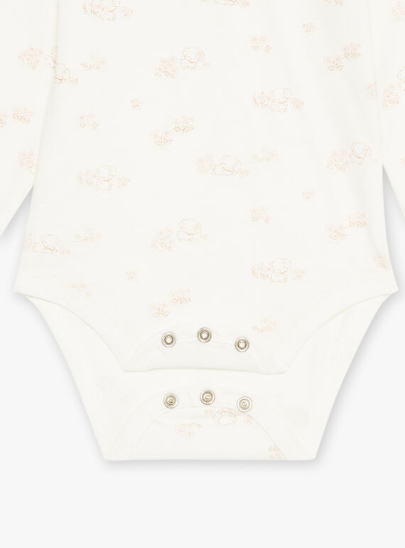 Light pink bodysuit, romper and tights GOLDA / 23H0CFL2ENS301