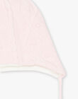Light pink knit hat with bow DIPIPA / 22H4BFM2BON301