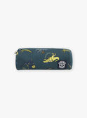 Green pencil case with dinosaur print GICASAGE / 23H4PG91TROG614